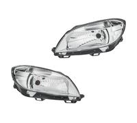 Juego Faro Principal Izq Der 12V H4 HELLA para u.a. SKODA FABIA
