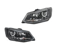 Juego Faro Principal Izq Der 12V H7/H7 WY21W Halógeno HELLA para SKODA FABIA