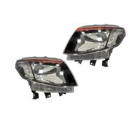 Juego Faros Delanteros Para Ford Para Ranger 2012 2013 2014 2015 1 Par De Faros Delanteros Para Parachoques Delantero Faros Principales Coche(Negro)