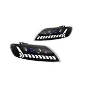 Juego Faros Delanteros Para Q7 2006-2012 2013 2014 2015 LHD Faros Delanteros Izquierdo Y Derecho Para Automóvil 12 V H7 LED DRL Hella 5 Lente Xenón Hid Accesorios(2010-2015 no AFS)