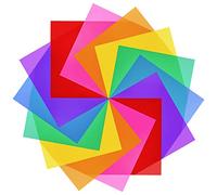 Juego Filtros Color Acetato Colores Papel Filtros Corrección de Color con 7 Colores Filtro de Gel para Cámara Linterna de vídeo Luz LED Fotografía Estudio Fotográfico 29,7cm × 21cm (14 pcs)