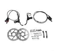 Juego Freno Disco E-Bike Metal Plástico 3 Pines Negro | Compatible e-bikes, para durable metal parts, plastic components, precise fit, easy install