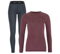 Juego funcional de mujer Craft Core Wool Merino Talla: M / Color: rojo