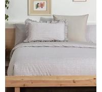 Juego Funda Nórdica Algdón, Vichy Wash Beige, de Manterol (Cama 135)