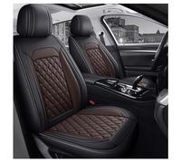 Juego Fundas Asiento Coche Cuero para BMW 3 Series 320 2008-2018, Impermeable Cubreasientos Delanteros Traseros Protectores Interior Accesorios,D/Black-Brown-Standard