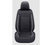 Juego Fundas Asiento Coche Cuero para BMW X1 2013-2025, Impermeable Cubreasientos Delanteros Traseros Protectores Interior Accesorios,C/Black-Grey-Standard