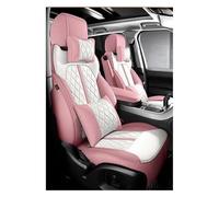 Juego Fundas Asiento para M&ercedes para B&ENZ para Clase C W para 204 W205 W206 2004-2017 Fundas Asiento Coche Cuero Soporte Cojín Protector(Pink White,DE)