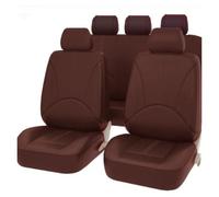 Juego Fundas Asiento para M&ercedes para B&ENZ para EC SLK G GLS GLC GLE GL ML para GLK CLS S R A B para CLK para W204 Funda Cojín Soporte Asiento Coche Cuero(Brown)