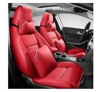 Juego Fundas Asiento para M&ercedes para B&ENZ para gla200 gla260 GLA220 para cla200 cla 220 Funda Cojín Soporte Coche Cuero 5 Asientos(Red,DE)