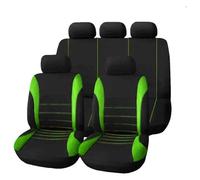 Juego Fundas Asiento para M&ercedes para B&ENZ para W110 W114 W115 W123 T123 W124 T124 W210 para Clase CE para W164 Cojín Soporte Funda Asiento Coche(9pcs-Lao-Green)