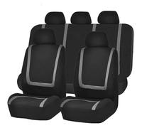 Juego Fundas Asiento para N&issan para Almera N16 G15 para Altima para March para Murano Z51 Funda Cojín Soporte Asiento Coche Protector Completo(C-grey-9pcs)