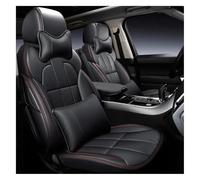Juego Fundas Asiento para N&issan para Quest para Patrol para y61 y62 y60 Funda Cuero Personalizada Coche Protector 7 Asientos Funda Cojín Apoyo(Black Lux)