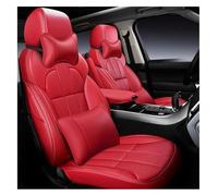 Juego Fundas Asiento para N&issan para Quest para Patrol para Y61 Y62 Y60 Funda Cuero Personalizada Coche 7 Asientos Cojín Soporte Protector(Red Lux)