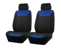 Juego Fundas Asientos Fundas De Asiento Coche, Tamaño Universal, Diseño Deportivo, Cojín Apto Para La Mayoría Coches, SUV, Camionetas Y Furgonetas(4pc Blue)