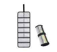 Juego Fundas enrollables para señuelos, 6 Bolsillos Impermeable Malla Vinilo, Plegable Resistente a la abrasión para Agua Salada