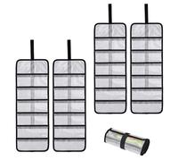 Juego Fundas enrollables para señuelos, 6 Bolsillos Impermeable Malla Vinilo, Plegable Resistente a la abrasión para Agua Salada
