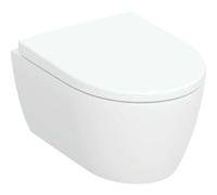 Juego Geberit iCon para WC suspendido, Rimfree, incl. asiento de WC, forma cerrada, saliente acortado, 502381001, Color: blanco - CM