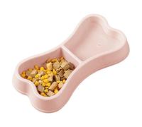 Juego genérico para perro agua y comida | Dispensador 2 en 1 con base ampliada, cuenco para mascotas | para uso en interior, exterior, viaje, jaula o perrera