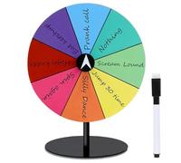Juego genérico, Tabletop Fortune, Dry Erase, Colorful Doodle 20 cm/7,87 in, Party Game, Event Raffle for Wedding Graduation Carnival Housewarming Party Entertainment Use