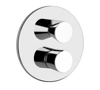 Juego Gessi CONO para termostato oculto con válvula de cierre, 1 salida, 45132708, Color: PVD cepillado de cobre