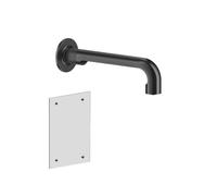 Juego Gessi Inciso para caño de lavabo con control electrónico, sensor integrado en el aireador, proyección de 215 mm, 58105187, Color: Bronce antiguo