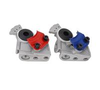 Juego Gladhands de 37 Grados Conector de Acoplamiento de Manguera de Aire de Freno de Remolque Rojo y Azul Resistente para semirremolques Camiones Kit Gladhands de Servicio de