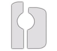 Juego golpeadores transparente guitarra electrostático, 28x5/25x8 cm