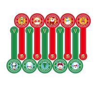 Juego grande con 100 transferencias creativas de aprendizaje de Navidad Riesgo Acquirer Proyectos de Arte para Niños Dinámico Dibujos Animados Transferencias Casa Cubierta