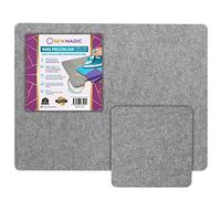 Juego grande de alfombrillas de lana para prensar de 18 x 24 pulgadas más 10 x 10 pulgadas, tamaño portátil, almohadilla gruesa de planchar para bordado y patchwork, suministros profesionales,