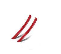 Juego Guardabarros Guardabarros Coche Suave Universal Pegatina Arco Acampanado Cubierta Protectora Ventilación Tira Antiarañazos 2 Uds(Red 2pcs)