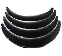 Juego Guardabarros Guardabarros Flexible Universal Coche Arcos Rueda Cuerpo Extra Ancho Las Llamaradas Ruedas Guardabarros