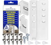 Juego Guia Puerta Corredera para Puertas Empotradas de Frigorifico y Congeladore 9086322 para Liebherr 187820 para Miele 015730361 para Smeg - MONTERAL