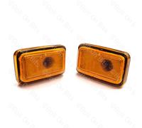 Juego Hella Repetidores Laterales Ámbar Con Bombillas 12V Para VW Golf MK2