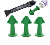 Juego Herramientas Calafateo Silicona，Kit De Herramientas De Calafateo De Boquilla De Calafateo Y Sellador De Raspado Para Esquinas Del Piso De La Sala De Baño De La Cocina
