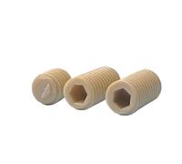 Juego hexagonal aislado resistente a altas temperaturas, tornillo sin cabeza, M3M4M5M6M8M10M12M16, nailon plástico PEEK(2pcs M4X10)