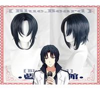 Juego IDOLiSH7 Izumi Iori Peluca de cosplay Azul oscuro Corto Fibra de alta temperatura Pelucas de cabello sintético + Tapa de peluca Talla única Izumi Iori