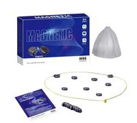 Juego Imanes Cuerda De Ajedrez Magnético Portátil Magnetic Chess Game con Imán para Viajes Y Camping como Regalo para Niños De 9 A 14 Años Incluye Juego De Rompecabezas En Formas Geométricas