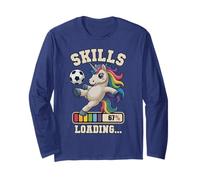 Juego Infantil Lindo Soccer Unicorn Skills Loading Win Club Coach Manga Larga