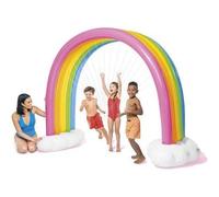 INTEX Arcoíris gigante inflable con spray 300x109x180 cm