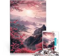 Juego Intelectual Estado de ánimo de la Naturaleza Japonesa Rompecabezas para Adultos 1000 Piezas 26x38cm Decoración artística del hogar