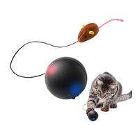 Juego interactivo de para gatos, juego interactivo de rodaje y masterización, bola móvil para gatos, para cachorros, hogar, interior, exterior, suelo, cumpleaños, vacaciones diarias