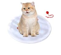 Juego interactivo para gatos - Bola automática de movimiento bajo cubierta | Ejercicio Caza 2 en 1 | Enriquecimiento interno actividad seguimiento suelo, juguete electrónico inteligente, rebosadero