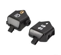 Juego Interruptor Giro Plástico Negro para simson Juego Interruptor | Incluye interruptor e intermitente, plástico , color negro, para ajuste perfecto S51