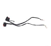 Juego Interruptores para moto 7/8" ABS 12V DC Juego Interruptores | Control izquierdo y derecho, señal de giro, para compacto, manillar 22mm, universal
