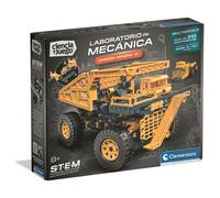 Clementoni - Ciencia y Juego, Laboratorio de Mecánica: Camión Minero XL, Kit de Construcción Stem Multimodelo, Más de 310 Componentes, Edad 8+, Fabricado en Italia, 55663