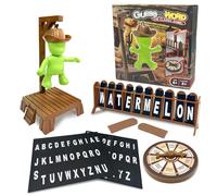 Juego Le Colgado, Juego de Mesa, Hangman, Juego del Ahorcado Magnético, Adivina la Palabra Antes de Ser Ahorcado, para Reuniones Familiares y Viajes, Juego de Adivinanzas