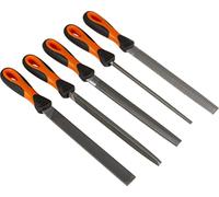Juego Lima Precision 8 Entrefi | Juego de 5 limas de ingeniería con asas ERGO para metal, madera y taller