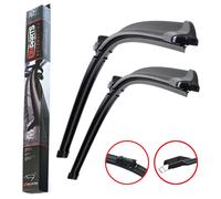 Juego limpiaparabrisas delantero para Fiat 500L/X, Ford Fiesta VI, Citroen Be...