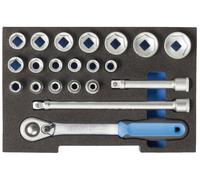 Juego Llave Tubular 1/2 IN 1/2 L-BOXX 136 Módulo GEDORE 1100 CT1-19