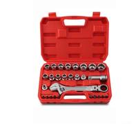 Juego Llaves 28pcs, para acero Cr-V, 10-24mm, Para Torx y Hex | Para Reparación de Coches, para acero Cr-V , para ideal Mecánicos, 13 10-24mm, Incluye Bits Torx